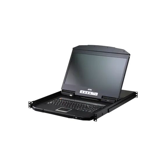ATEN CL3708NX-ATA-XG LCD KVM Switch - HDMI, 8 ports, WUXGA, 1920 x 1200 pixels, 18.5", Black, 4 image