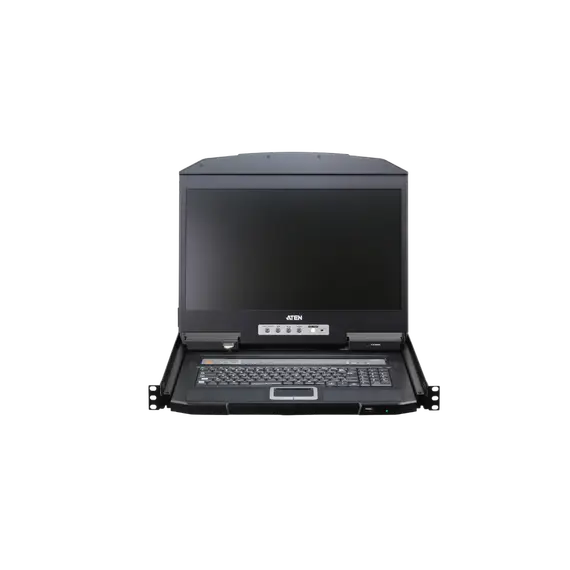 ATEN CL3708NX-ATA-XG LCD KVM Switch - HDMI, 8 ports, WUXGA, 1920 x 1200 pixels, 18.5", Black