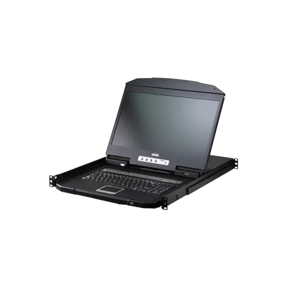 ATEN CL3708INW-ATA-XG LCD KVM Switch - HDMI, 8 ports, WUXGA, 1920 x 1200 pixels, 18.5", Black, 4 image
