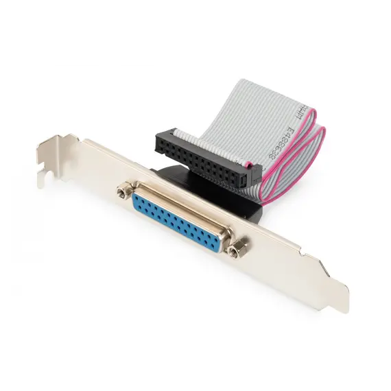 DIGITUS AK-580300-003-E - D-Sub 25-Pin Female to 26-Pin Socket Connector, 0.25m, 1YR