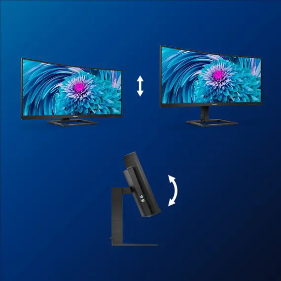 Philips 346E2CUAE/00 Computer Monitor - 34", 3440 x 1440 WQHD, VA LCD, 100 Hz, Black, 7 image