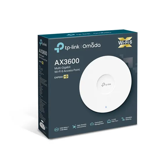 TP-Link EAP660 HD - 2402 Mbit/s, Power over Ethernet PoE, White, 6 image