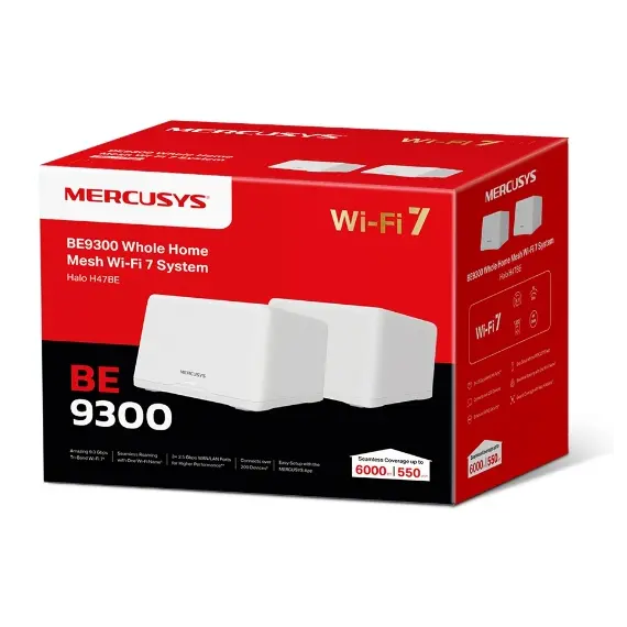 TP-Link HALO H47BE 2-PACK Mesh Wi-Fi System - Wi-Fi 7 802.11be, White, 6 image