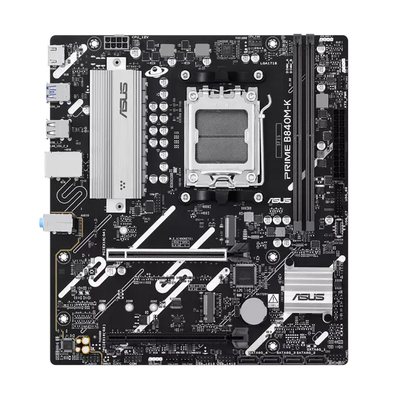 ASUS 90MB1PK0-M0EAY0 PRIME B840M-K Motherboard - AM5, AMD B840, Micro-ATX – לוח אם אסוס