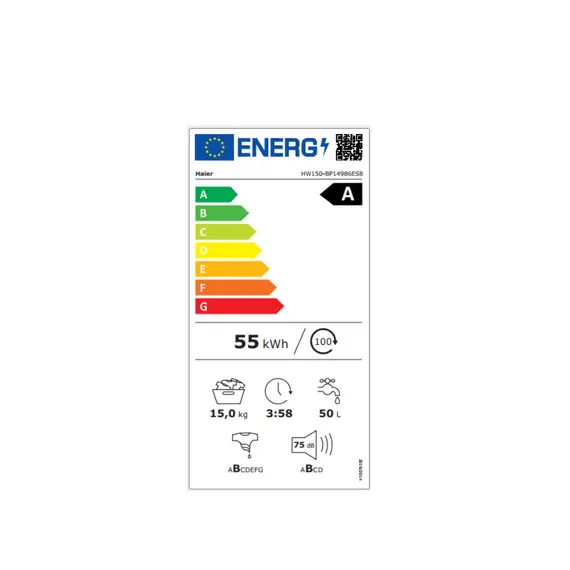 Haier HW150-BP14986ES8 Washing Machine - 1YR, изображение 2