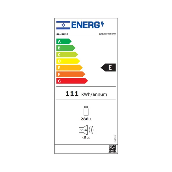 Samsung BRR297235WW Refrigerator - 289 L, E, 1775 mm, White, 1YR, image 18