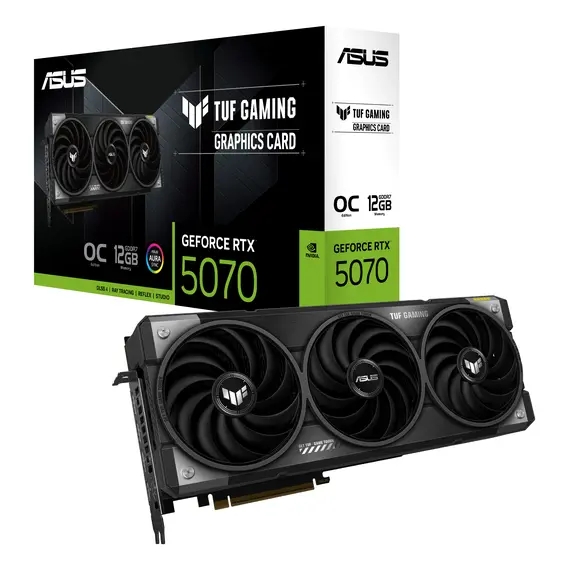 ASUS 90YV0LZ0-M0NA00 Video Card - 12GB GDDR7, PCI Express 5.0, NVIDIA GeForce RTX 5070, OC, Black, 1YR, imagen 12