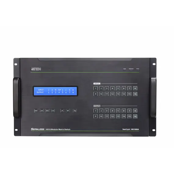 ATEN VM1600A-AT-G Modular AV Matrix Switcher - 15.2 Gbit/s, 10 image