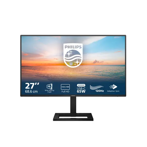 Philips 27E1N1300AE/00 Computer Monitor - 27", Full HD, IPS, Black, 3 image