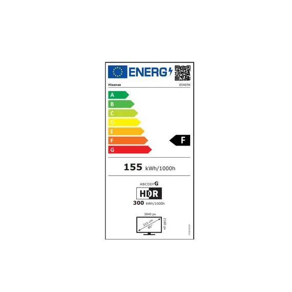 Hisense 65A69N TV - 65", 4K Ultra HD, DLED, 60 Hz, VIDAA, Wi-Fi, Bluetooth, Black, 8 image
