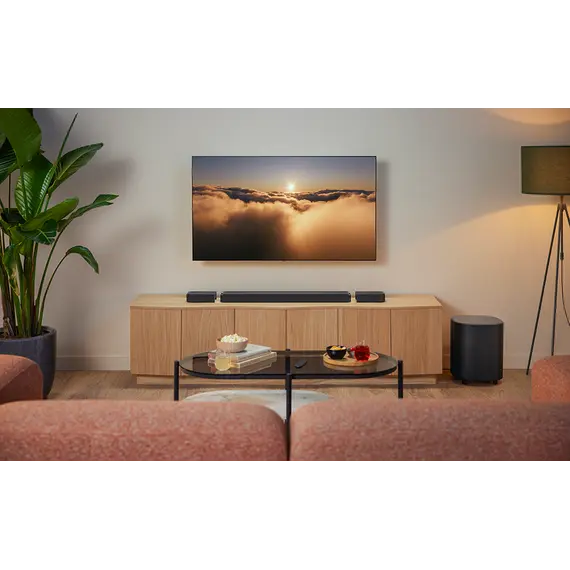JBL JBLBAR1000M2BLKEP Soundbar - Wired & Wireless, Bluetooth, Wi-Fi, 4, Black, 6 image