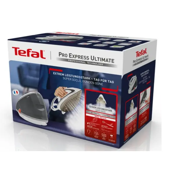 Tefal GV9567E1 - Steam Iron, 289 mm, 2600 W, White, Grey, 1YR, תמונה 6