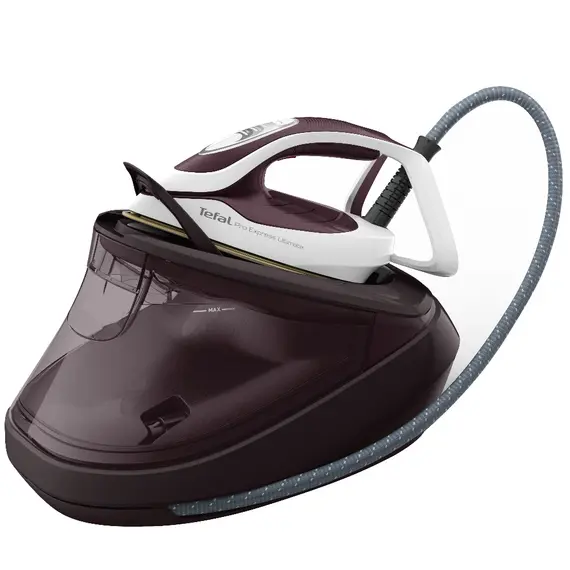 Tefal GV9721E0 - Steam Iron, 3000 W, 296 mm, Red, White, 1YR