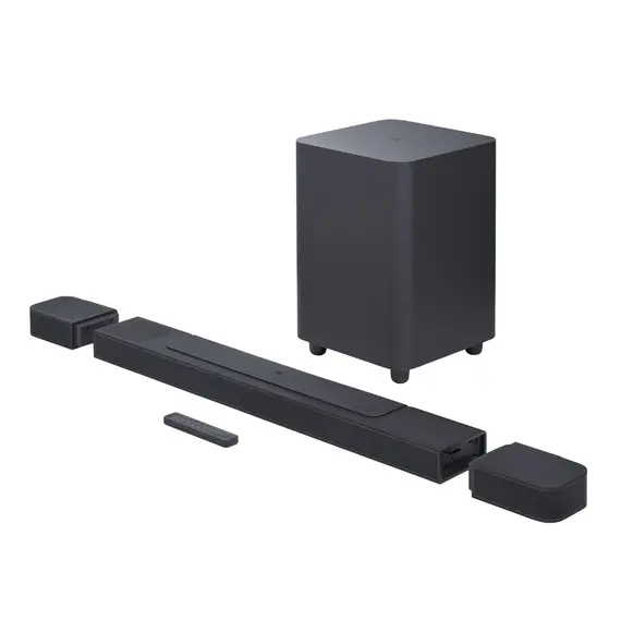 JBL JBLBAR1000M2BLKEP Soundbar - Wired & Wireless, Bluetooth, Wi-Fi, 4, Black