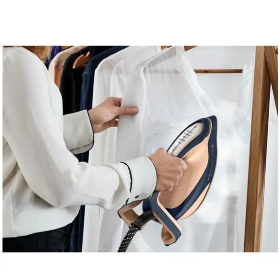 Tefal GV9910E0 - Steam Iron, 329 mm, Blue, Gold, imagen 8