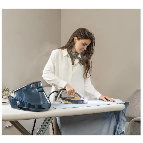 Tefal GV9910E0 - Steam Iron, 329 mm, Blue, Gold, imagen 7