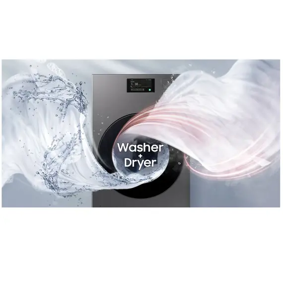 Samsung WD18DB8995BZ - Washing Machine, 144kg, Bluetooth, 1110mm, Stainless Steel, image 6