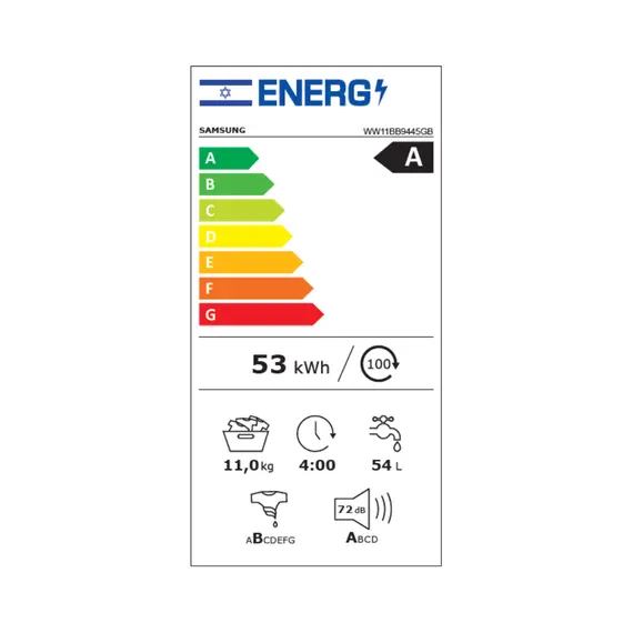 Samsung WW11BB9445GB Washing Machine, image 11