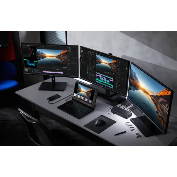ASUS 90XB09NN-BDS010 Docking Station - Thunderbolt 5, 80 Gbit/s, 8K Ultra HD, 3 Displays, 144 Hz, MicroSD, SD, M.2, Black, 1YR, 12 image