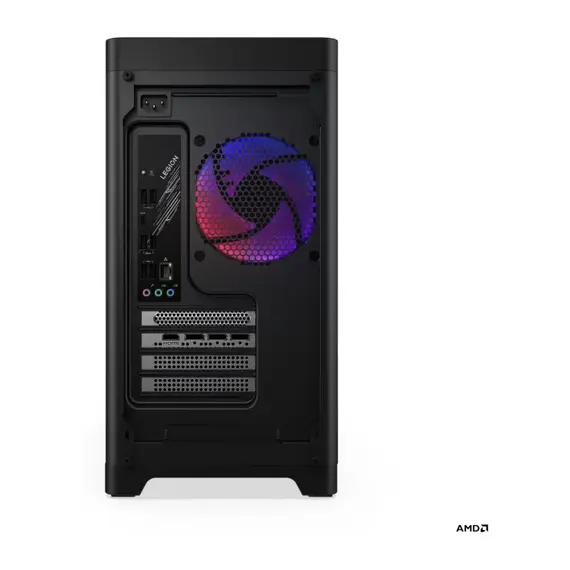 Lenovo Legion T5 90YJ009SYS Gaming Desktop - AMD Ryzen 7 7800X3D, 32GB, 1TB, NVIDIA GeForce RTX 5070 Ti, FreeDOS, Black, 1YR, 2 image