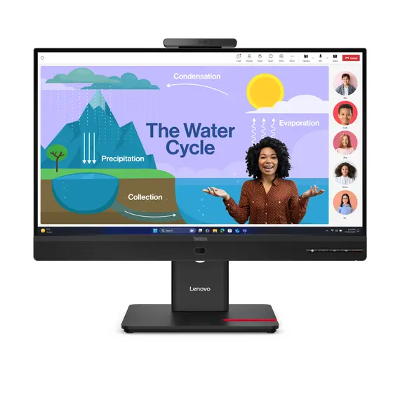 Lenovo 64B7UAT1IS Computer Monitor - 23.8", Full HD, LED, 120 Hz, Black