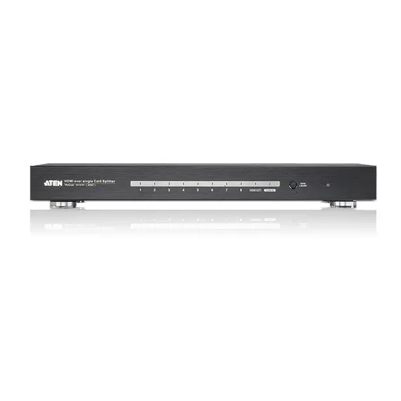 ATEN VS1818T-AT-G HDMI Converter - HDMI, 4096 x 2160 pixels, 4K Ultra HD, 60 Hz, Black, 6 image