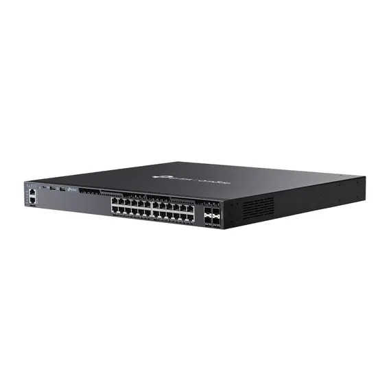TP-Link SG6428XHP Network Switch - 24-Port, Managed, 1U, AC, Black, 3 image