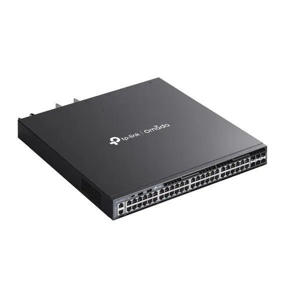 TP-Link SG6654XHP Network Switch - 48x 10/100/1000 Mbps PoE+ RJ45 Ports, Managed, 1U, AC, Black, 6 image