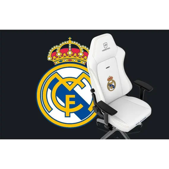 Noblechairs NBL-HRO-PU-RMD Gaming Chair - 150kg, 4D, Adjustable Lumbar Support, Memory Foam, Aluminium, White, 1YR, imagen 8