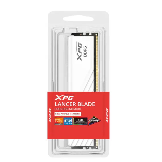 XPG AX5U6000C4816G-SLABRWH Memory Module - 16GB 1x16GB, DDR5, 6000, CL48, RGB, White, Product color: White, 3 image