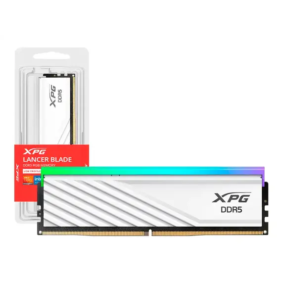 XPG AX5U6000C4816G-SLABRWH Memory Module - 16GB 1x16GB, DDR5, 6000, CL48, RGB, White, Product color: White, 5 image
