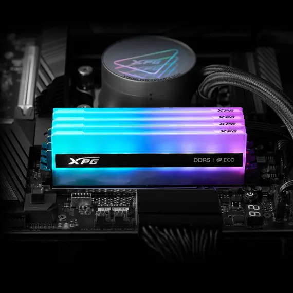 XPG AX5U6000C3016G-CLANRSG Memory Module - 16GB, DDR5, 6000, CL30-40-40, RGB, EXPO/XMP, Grey, 5 image
