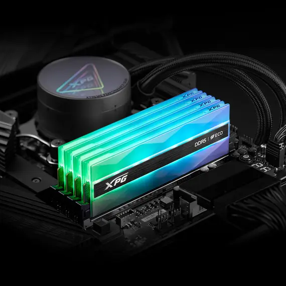 XPG AX5U6000C3016G-CLANRSG Memory Module - 16GB, DDR5, 6000, CL30-40-40, RGB, EXPO/XMP, Grey, 7 image