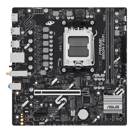 ASUS 90MB1N80-M0EAY0 PRIME B850M-F WIFI Motherboard - AM5, AMD B850, Micro-ATX, 1YR, image 2