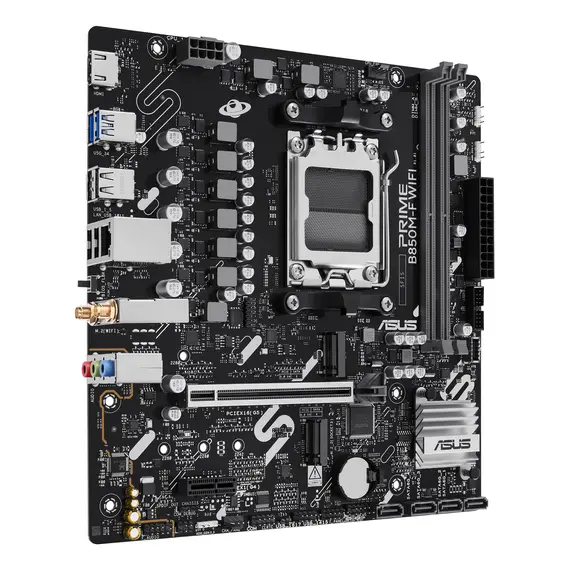 ASUS 90MB1N80-M0EAY0 PRIME B850M-F WIFI Motherboard - AM5, AMD B850, Micro-ATX, 1YR, image 4