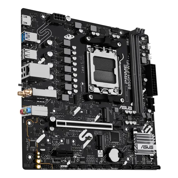 ASUS 90MB1N80-M0EAY0 PRIME B850M-F WIFI Motherboard - AM5, AMD B850, Micro-ATX, 1YR, image 7