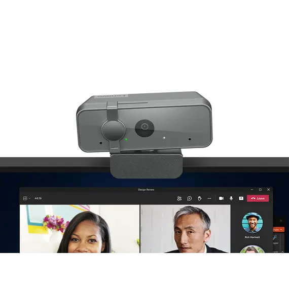 Lenovo GXC1S15023 Webcam - 1920 x 1080, USB 2.0, Clip, 1.8 m, Grey, 1YR, image 7