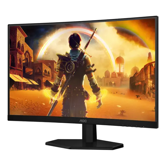 AOC C27G42E Gaming Monitor - 27", Full HD, Fast VA, 180 Hz, Curved, Black, 3YR, image 4