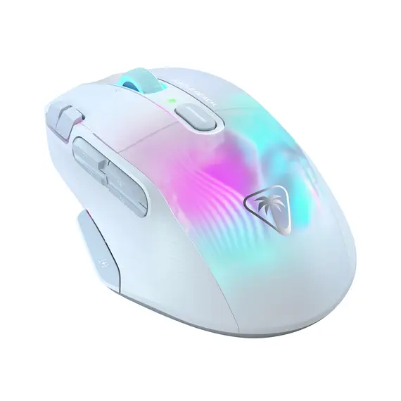 Turtle Beach TBM-1101-15 Gaming Mouse - RF Wireless + Bluetooth, 19000 DPI, Owl-Eye, Right-hand, White, Product color: White, 5 image