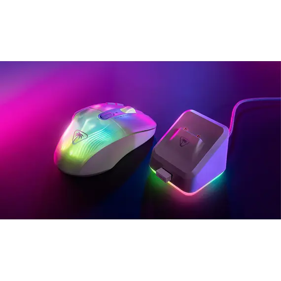Turtle Beach TBM-1101-15 Gaming Mouse - RF Wireless + Bluetooth, 19000 DPI, Owl-Eye, Right-hand, White, Product color: White, 10 image