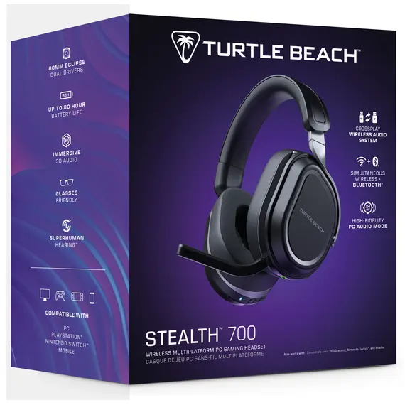 Turtle Beach TBS-5102-05 Headset - Wired, Bluetooth 5.2, Circumaural, Boom, Black, Cable length: 0.7 m, Product type: Headset, Product color: Black, 13 image