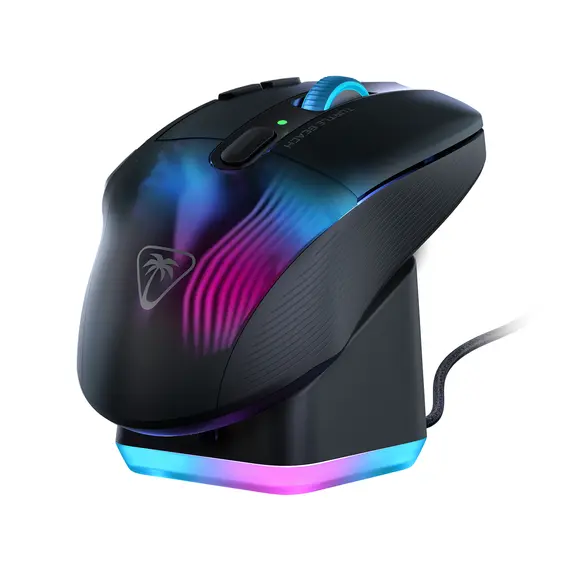 Turtle Beach TBM-1101-05 Gaming Mouse - RF Wireless + Bluetooth, 19000 DPI, Owl-Eye, Right-hand, Black, Product color: Black, 3 image