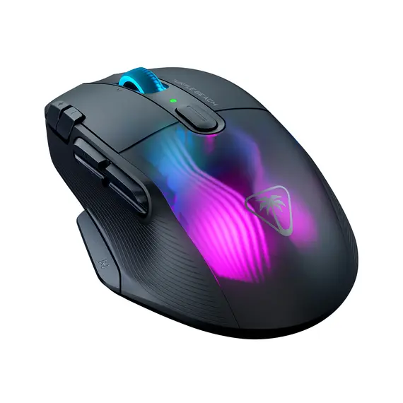 Turtle Beach TBM-1101-05 Gaming Mouse - RF Wireless + Bluetooth, 19000 DPI, Owl-Eye, Right-hand, Black, Product color: Black, 5 image