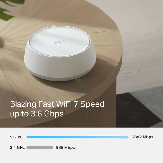 TP-Link DECO BE25 3-PACK Mesh Wi-Fi System - Wi-Fi 7 802.11be, White, 5 image
