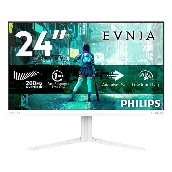 Philips 24M2N3201PL/00 Gaming Monitor - 23.8", Full HD, Fast IPS, 260 Hz, White, 2 image