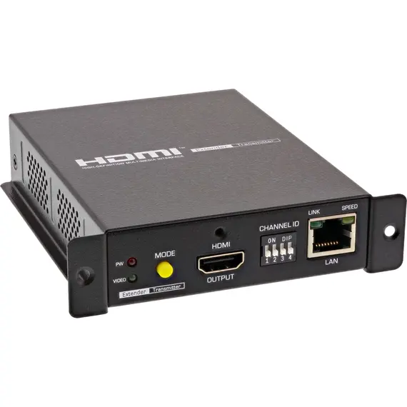 InLine 64601 Transmitter & Receiver - Wired, 100 m, 30 Hz, HDMI 2.0, Black, 2 image