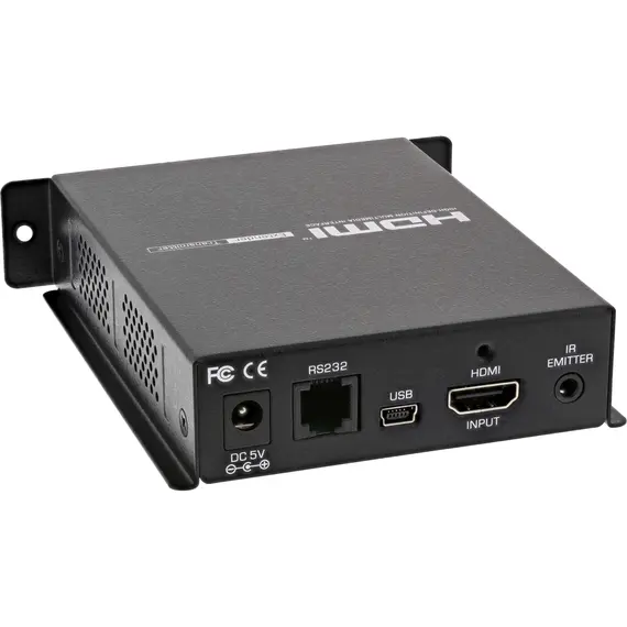 InLine 64601 Transmitter & Receiver - Wired, 100 m, 30 Hz, HDMI 2.0, Black, 3 image