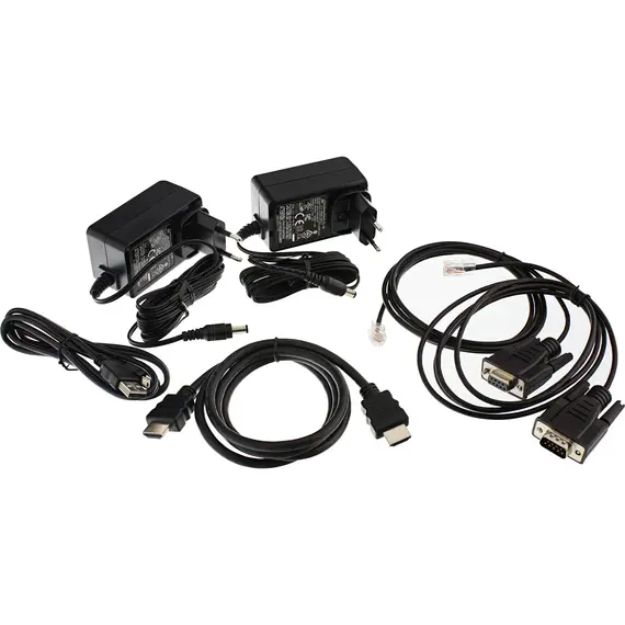 InLine 64601 Transmitter & Receiver - Wired, 100 m, 30 Hz, HDMI 2.0, Black, 5 image
