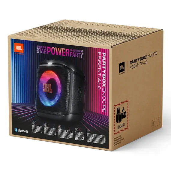 JBL JBLPBENCOREESS2EP Portable Party Speaker - 100 W, Bluetooth 5.4, Wired & Wireless, IPX4, 15 h, Black, 12 image