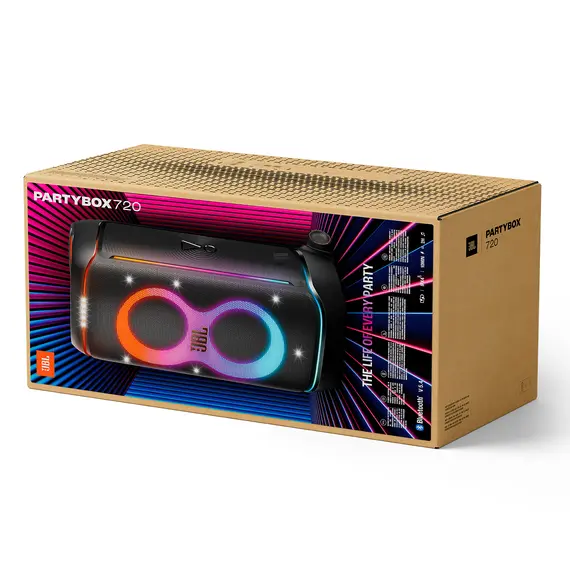 JBL JBLPARTYBOX720EU Party Speaker - 800 W, Bluetooth 5.4, Wired & Wireless, IPX4, 942 mm, Black, 9 image